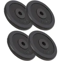 vidaXL Hantelscheiben 4 Stk. 4x7,5 kg Gusseisen