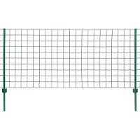 vidaXL Metallzaun Stahl 20 x 1,5 m Grün