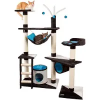 Kerbl Kratzbaum Creativ 150 cm Blau 81505