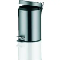 kela Mülleimer Kela Impronta Pedal Silent Close 3L Silver Matt