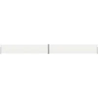 vidaXL Ausziehbare Seitenmarkise 140x1200 cm Creme
