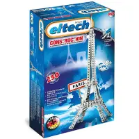 Eitech Bausatz Eiffelturm 45 cm Stahl silber 252-teilig