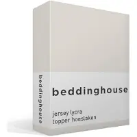Beddinghouse Topper Spannbettlaken Off-White (Stretch Jersey)-120 x 200/220 cm