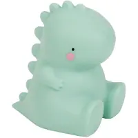 A Little Lovely Company Lampe - 12,5 cm - T-Rex - Grün - - One Size - Nachtlicht