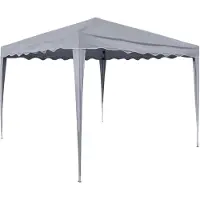 Huismerk Faltbares Partyzelt 3 x 3 m Grau