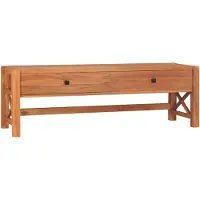 vidaXL TV-Schrank 140x40x45 cm Teakholz