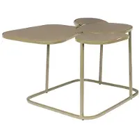 Zuiver Moondrop Multi - Beistelltisch - Lehm - Olivgrün - Metall
