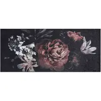 MD-ENTREE Läufer Bella Rosa in Anthrazit ca. 67x150cm