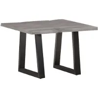 vidaXL Couchtisch mit Baumkanten 60x60x40 cm Massivholz Akazie