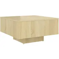 vidaXL Couchtisch Sonoma-Eiche 60x60x31,5 cm Holzwerkstoff