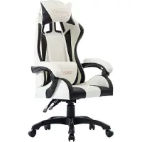 vidaXL Gaming-Stuhl Schwarz Kunstleder