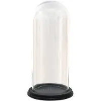 Clayre Eef Glasglocke 6GL3472 Transparent 17x26 cm