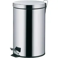 kela Treteimer Silent Close Nila Edelstahl silber glänzend 39cmh 25cmØ 12L, 10925