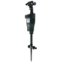 vidaXL Wasserstrahl-Tiervertreiber mit PIR-Sensor Dunkelgrün