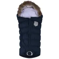 Easygrow Fußsack "Flex 3 Season" in Dunkelblau - (L)130 cm - onesize