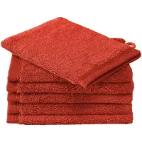 De Witte Lietaer Waschlappen Contessa Burnt Orange (6er Set)