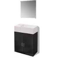 vidaXL 3-tlg. Badmöbel-Set mit Waschbecken Schwarz
