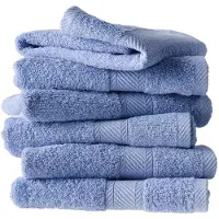 De Witte Lietaer Gästehandtuch Hélène Sky Blue (6er Set)