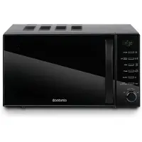 Brabantia BBEK1145DG Kombimikrowelle - Grillfunktion - 700 Watt - 13 Kochprogramme - Schwarz