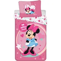 Darymex Mikrofaser-Bettwäsche 140x200+1p70x90 Minnie Mouse