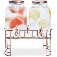 Cosy & Trendy Saftspender Set Mit Fuß 2x3,5l Glas