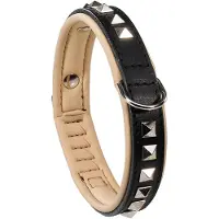 Blokker Halsband Giotto 35 / 39 cm Leder schwarz