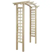 vidaXL Gitterbogen Holz