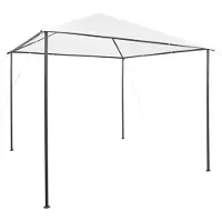 vidaXL Pavillon 3x3x2,9 m Weiß 180 g/m²