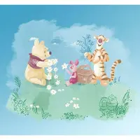 Komar Vliestapete "Digitaldruck Vlies - Winnie the Pooh Picnic - Größe 300 x 280 cm" bedruckt glatt Kinderzimmer