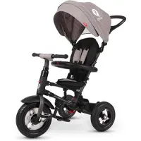 Q-Play Rito Air grau dreirädrig Dreirad 10 - 36 Monate fahren Sicherheit draussen