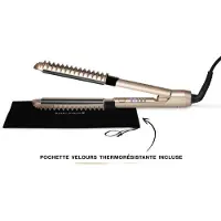 Demeliss 3700206739656 Haarglätter, Keramikbeschichtung, Temperaturanzeige, Abschaltautomatik
