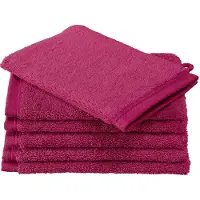 De Witte Lietaer Waschlappen Contessa Aubergine (6er Set)