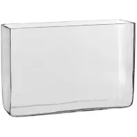 Mica Decorations Mica Glasvase Britt H 20 x B 30 x T 10 cm transparent GLO660350273
