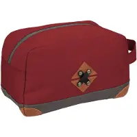 Abbey Kulturbeutel Classic Box Bordeaux Anthrazit