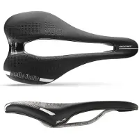 Selle Sattel Italia SLR Boost Lady Superflow Schwarze Frau, Größe L