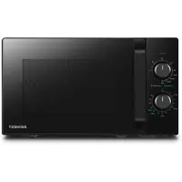 Toshiba MW-MG20P Flache Kombi-Mikrowelle, 20 l, 800 W, schwarz