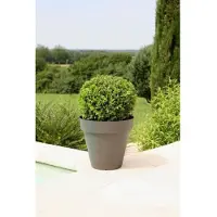 Riviera Soleilla Zirkular Grauer Pflanzen Topf 60 x 54 cm