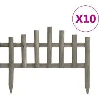 vidaXL Rasenkanten 10 Stk. Tannenholz 4,4 m
