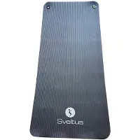 SVELTUS 1359, Universal-Trainingsmatte, Schwarz, Elastomer, 600 mm, 1400 mm, 1 cm