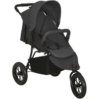 vidaXL Kinderwagen Anthrazit Stahl