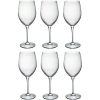 Bormioli Rocco Rocco 6er Pack Gläser n.6 Premium Große Gläser für Rotwein Weißwein Rosé Chardonnay 590 ml