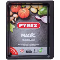 Pyrex Auflaufform Pyrex Magic Rechteck Black 40 x 31 cm