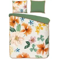 Descanso Duvet cover 155x220 + 1* 80x80 cm - flowers