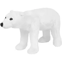 vidaXL Plüschtier Eisbär Stehend Plüsch Weiß XXL