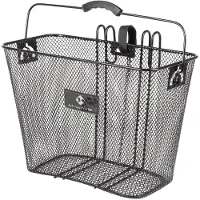 M-Wave M Wave hinter Stahl Fahrradkorb 17 Liter schwarz
