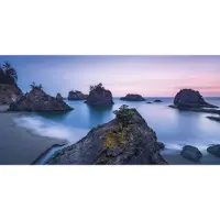 Komar Vliestapete "Digitaldruck Vlies - Secret Beach - Größe 200 x 100 cm" bedruckt glatt Wohnzimmer, Schlafzimmer