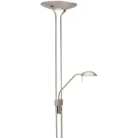 Steinhauer Mexlite, Gebürsteter Stahl, 2 Glühbirne(n), 29 W, LED, 23 W, 6 W