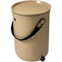 Skaza Bokashi-Organico – Kompostbehälter – Beige – 1 kg Brain – 23,3 x H32,3 cm