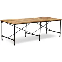 vidaXL Esstisch Massivholz Mango 240 cm