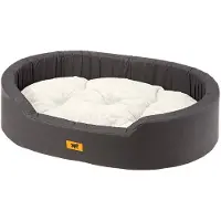 Blokker Hundekorb Dandy 46 x 65 cm Baumwolle dunkelgrau/weiß